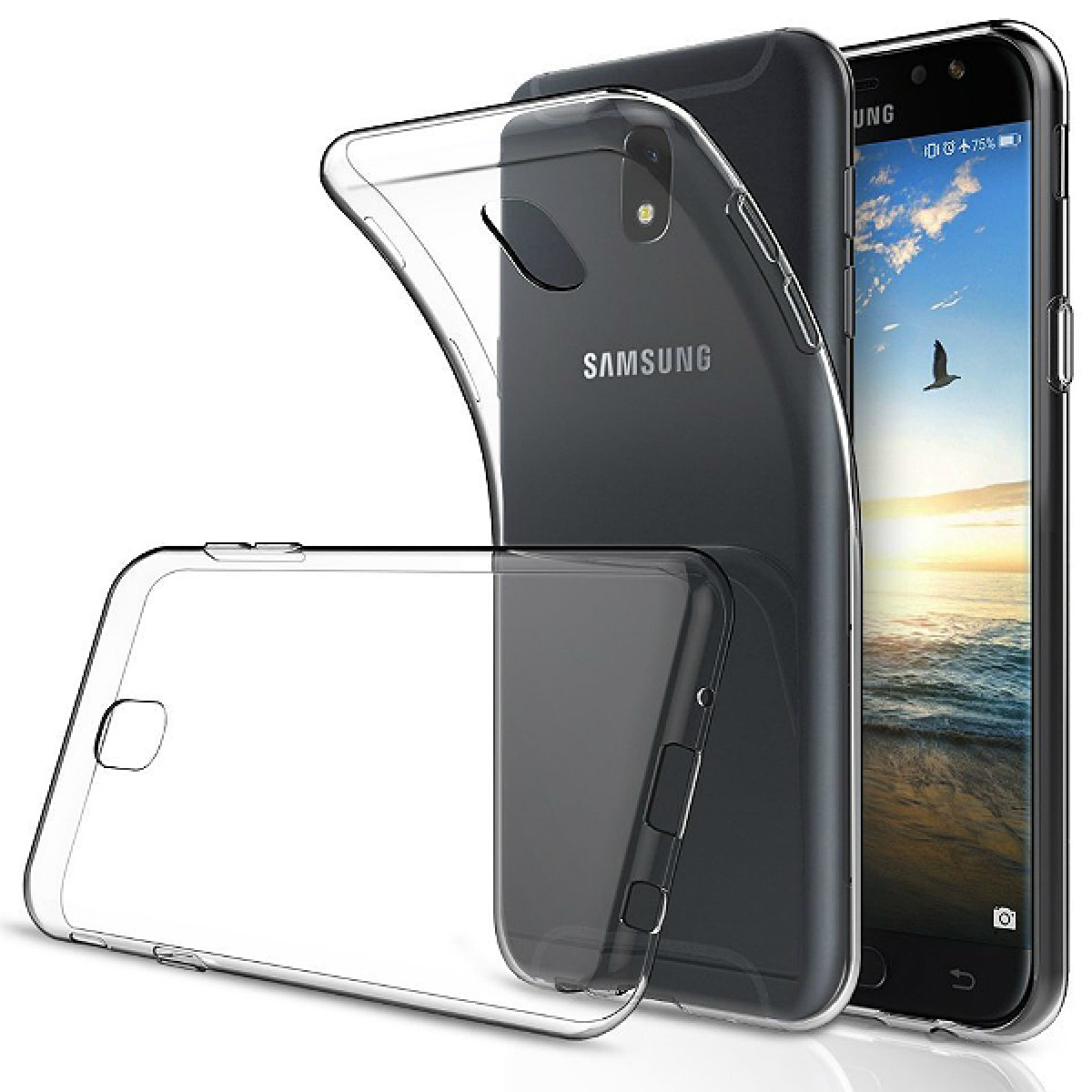 Back Case Ultra Slim 0,3mm - SAM Galaxy J7 (J730 2017) Transp.