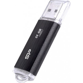 USB Flash Drive Silicon Power Blaze B02 USB 3.1 64GB Black (SP064GBUF3B02V1K)