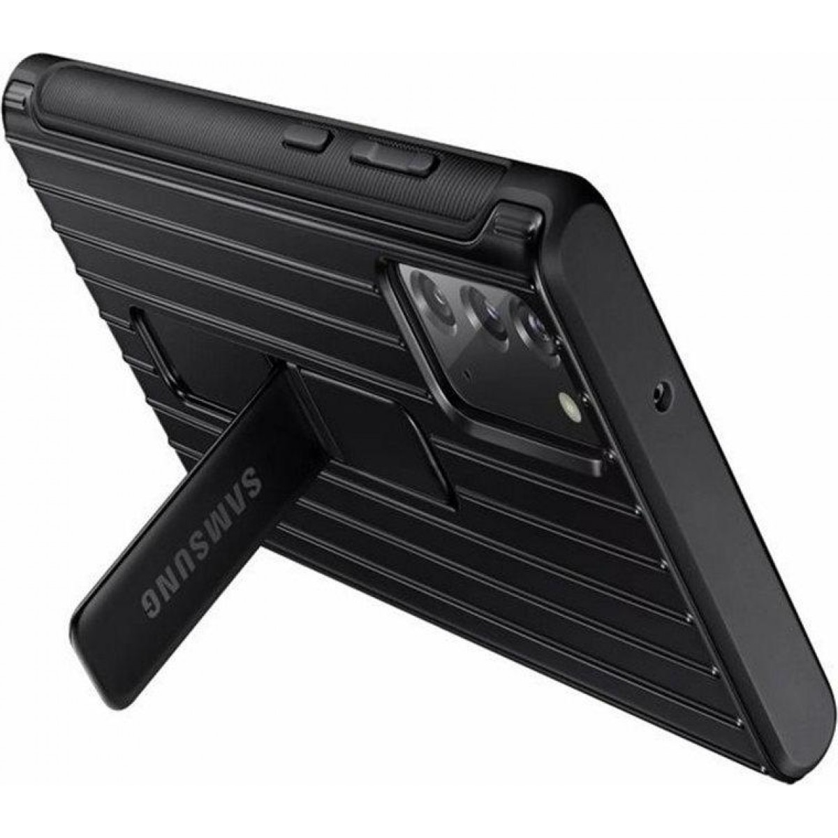 Original Samsung Protective Standing Cover Galaxy Note20, black (EF-RN980CBEGEU)