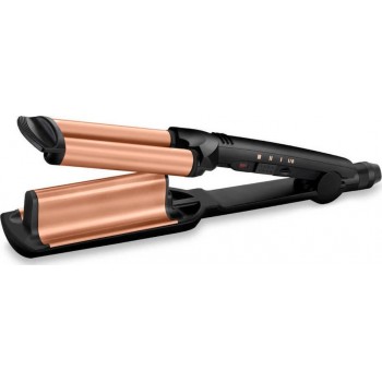 BaByliss W2447E Deep Waves Curling iron Warm Black/Orange 2.5m BaByliss W2447E Deep Waves Curling iron Warm Black/Orange 2.5m