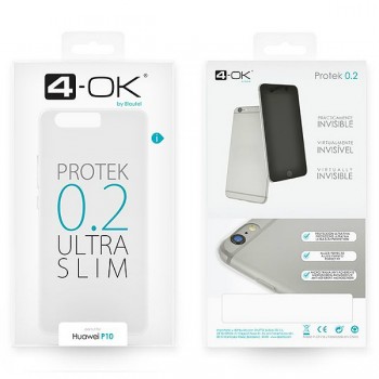 4-OK Protek 0.2 Ultra Slim Case - Huawei P10 Transparent 4-OK Protek 0.2 Ultra Slim Case - Huawei P10 Transparent