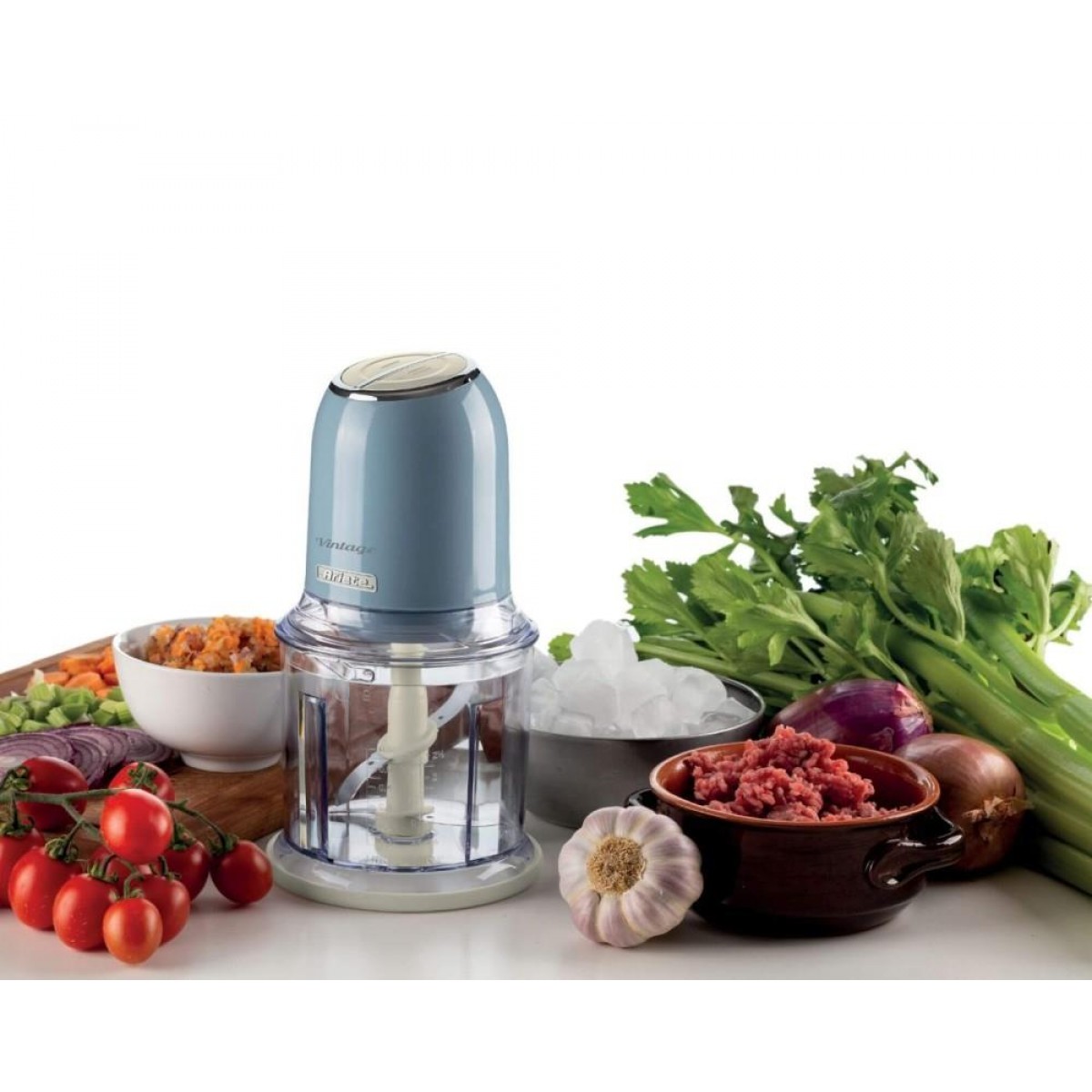 Ariete 0438 Πολυκόπτης 600 ml 400 watt vintage blue