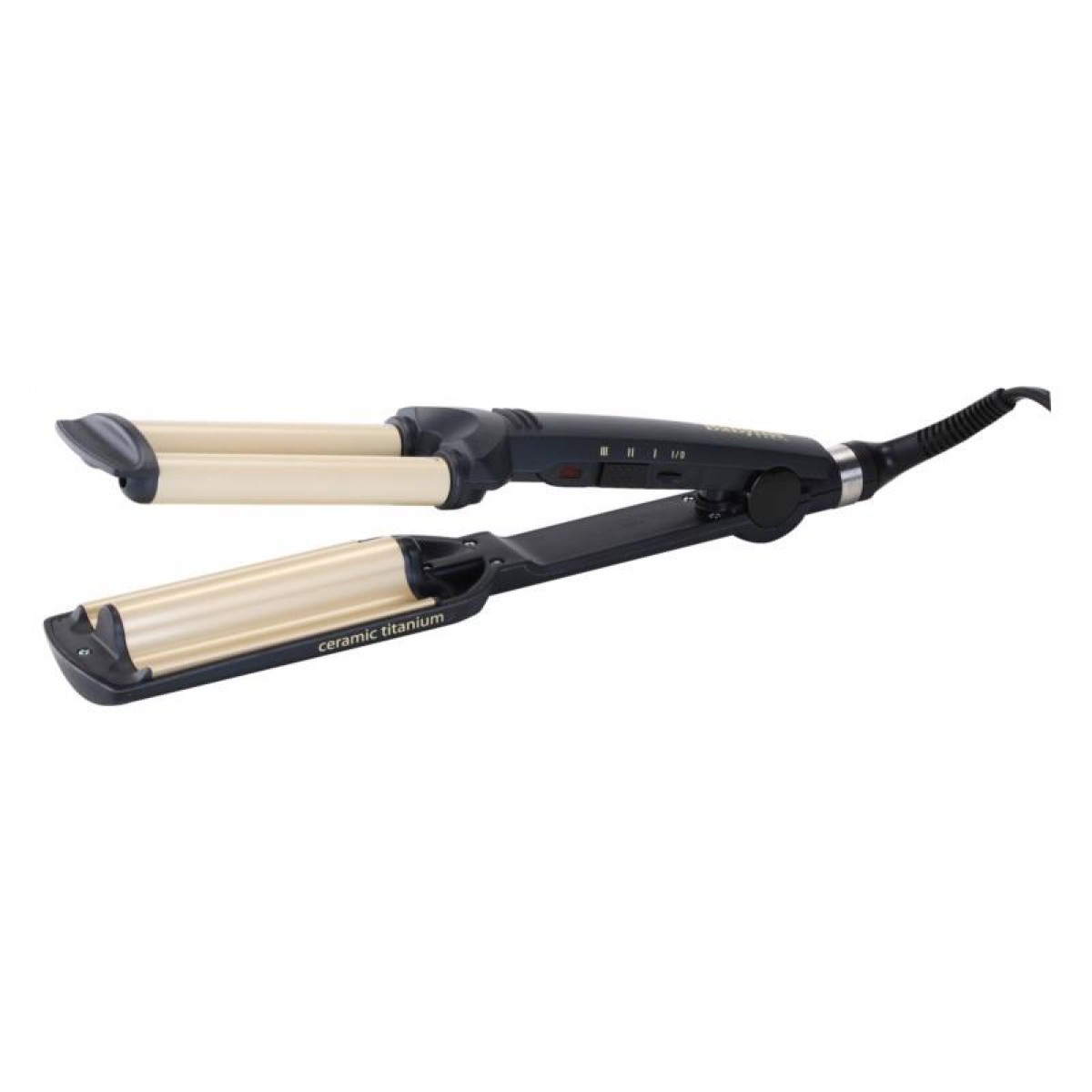 BaByliss C260E  EasyWaves Texturizing iron Warm Black, Silver  1.8 m