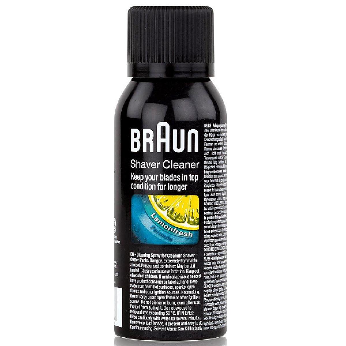Braun Shaver Cleaner Spray Lemonfresh Formula 100ml