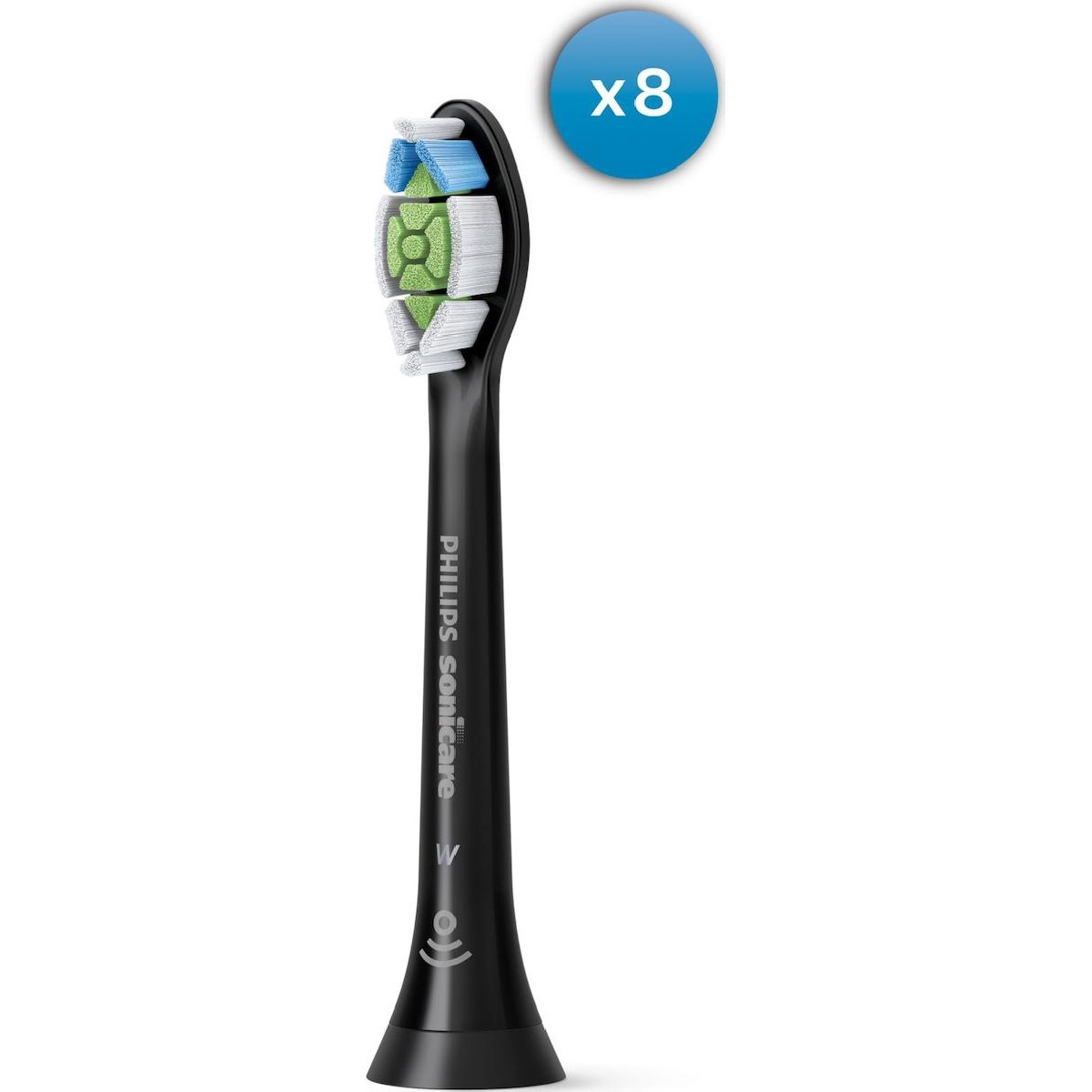 Philips Sonicare HX6068/13 W2 Ανταλλακτικό ,Black 8τμχ