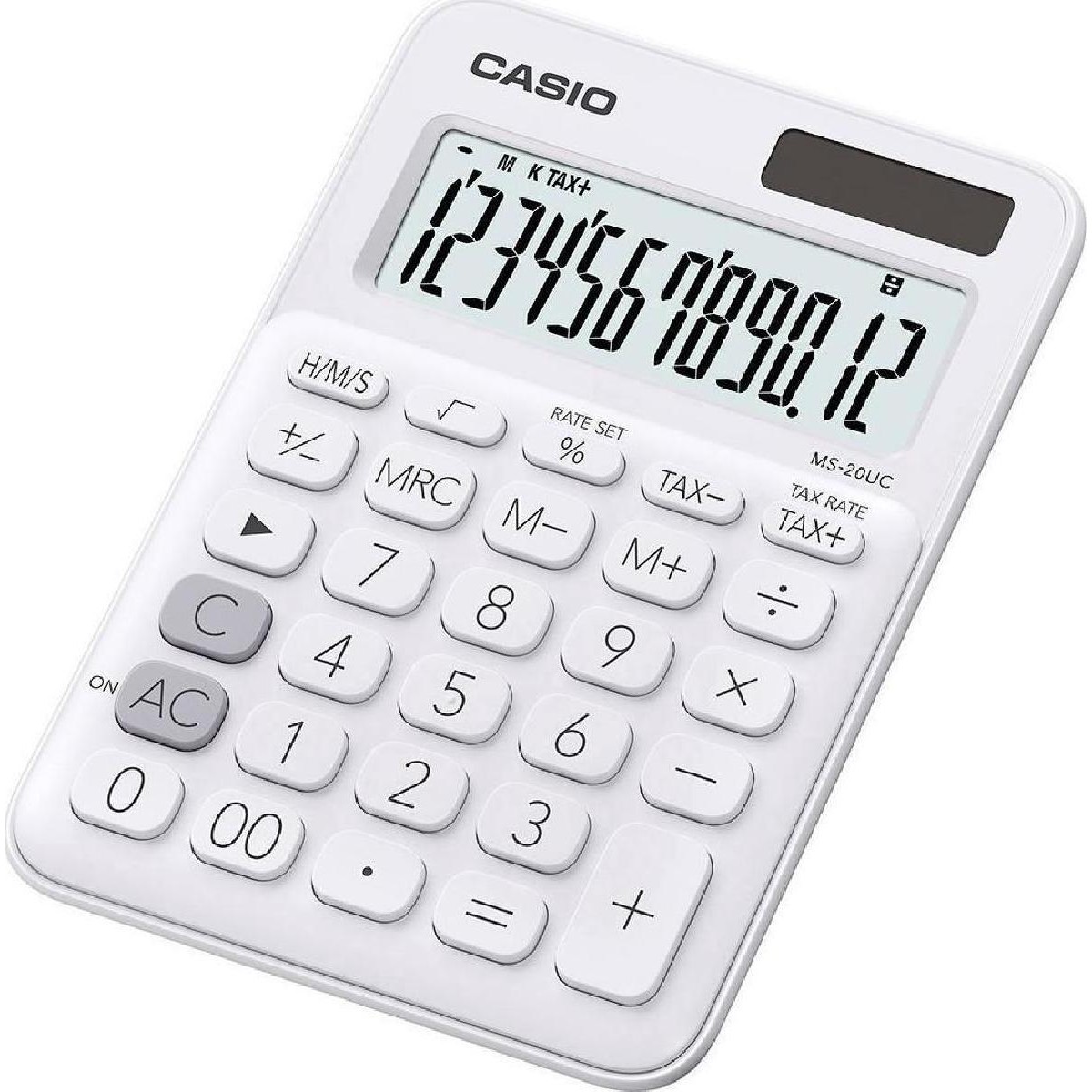 Casio MS-20UC-WE Desktop Calculator , white