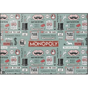 Erik TSEH381 Σουμέν Γραφείου Monopoly 49.5 x 34.5 εκ