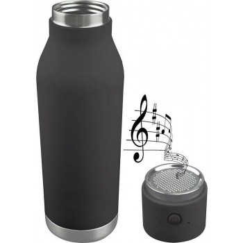 Asobu BT60 Wireless Bottle με ηχείο bluetooth  Black 500ml Asobu BT60 Wireless Bottle με ηχείο bluetooth  Black 500ml