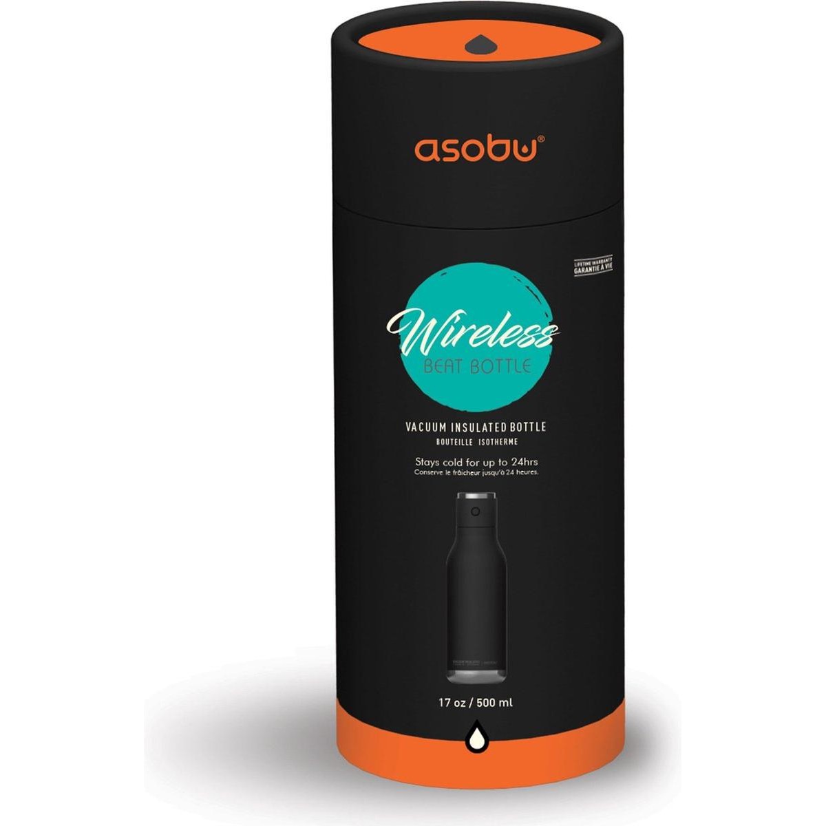 Asobu BT60 Wireless Bottle με ηχείο bluetooth  Black 500ml