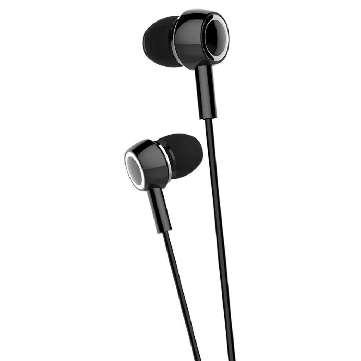 USAMS  EP-12 earphones με μικρόφωνο  3.5mm, 1.2m black