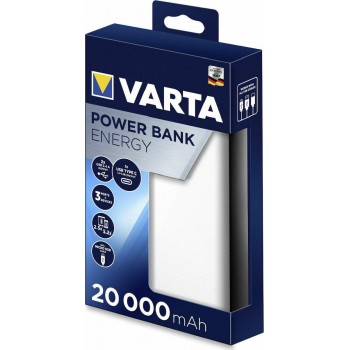 Varta Power Bank Energy 20.000mAh USB-C white  (57978 101 111) Varta Power Bank Energy 20.000mAh USB-C white  (57978 101 111)