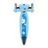 GLOBBER  Junior Foldable Fantasy Lights, Scooter blue, pastel blue flowers ( 433-200 )