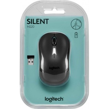Logitech wireless mouse M220 Silent grey (910-004878) Logitech wireless mouse M220 Silent grey (910-004878)