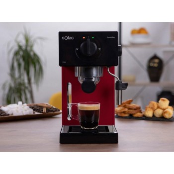 Solac CE4506 Squissita Easy Wine Μηχανή Espresso 1050W Πίεσης 20bar wine red Solac CE4506 Squissita Easy Wine Μηχανή Espresso 1050W Πίεσης 20bar wine red