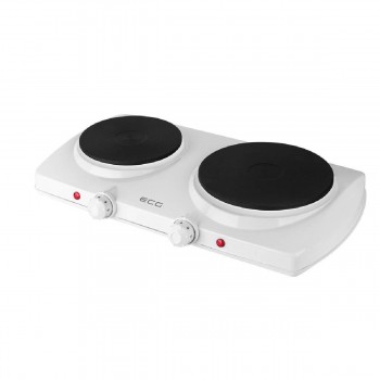 ECG EV 2512 Διπλή ηλεκτρική εστία White ECG EV 2512 Διπλή ηλεκτρική εστία White