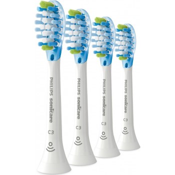 Philips HX9044/17 Sonicare C3 Premium Plaque Defence white 4τμχ Philips HX9044/17 Sonicare C3 Premium Plaque Defence white 4τμχ