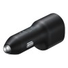 Samsung EP-L4020NBEGEU super fast car charger 1x USB-C-Port 25 Watt -1x USB-Port 15 Watt black