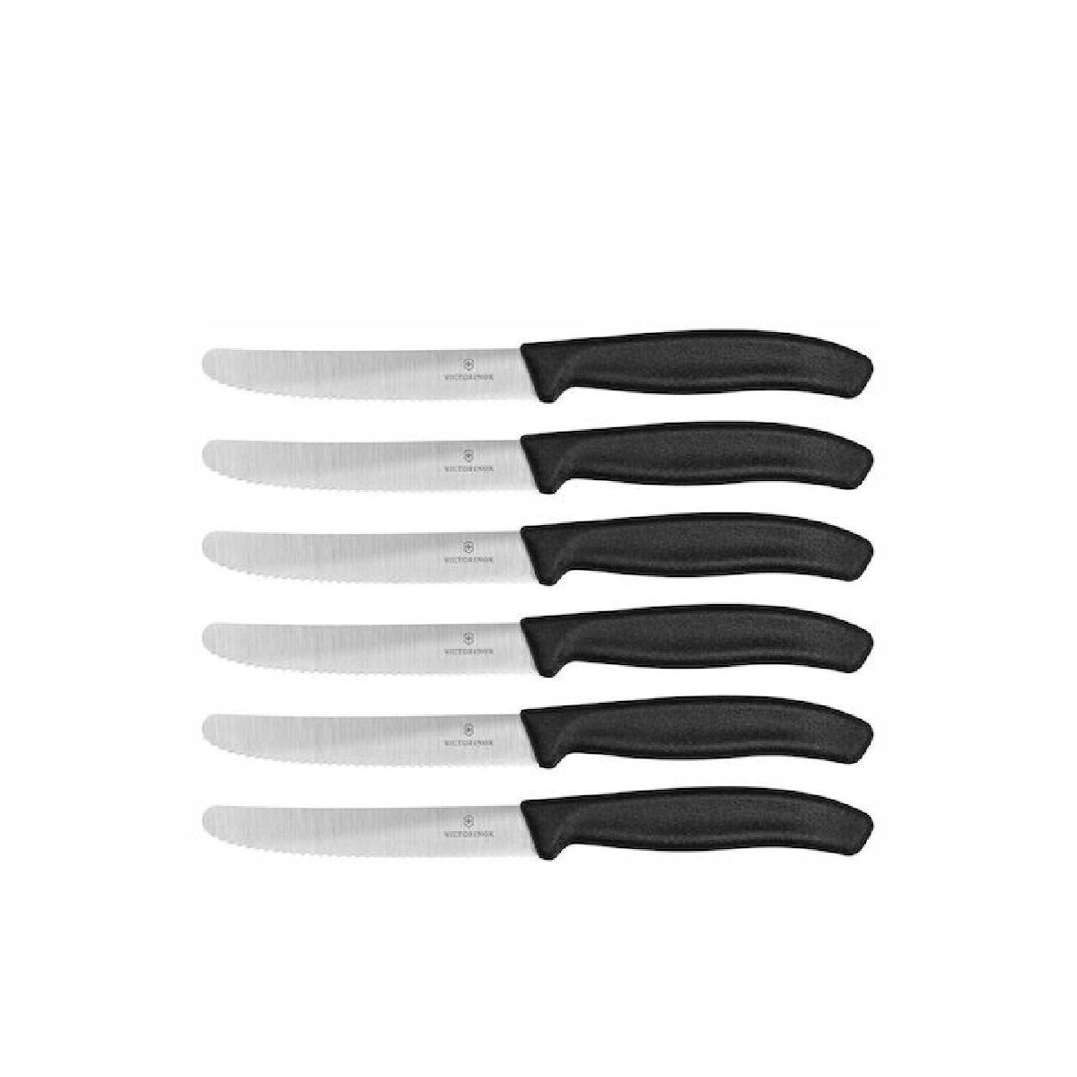 Victorinox Swiss Classic table Μαχαίρια Κουζίνας 11cm 6τμχ black  ( V-6.7833.6)