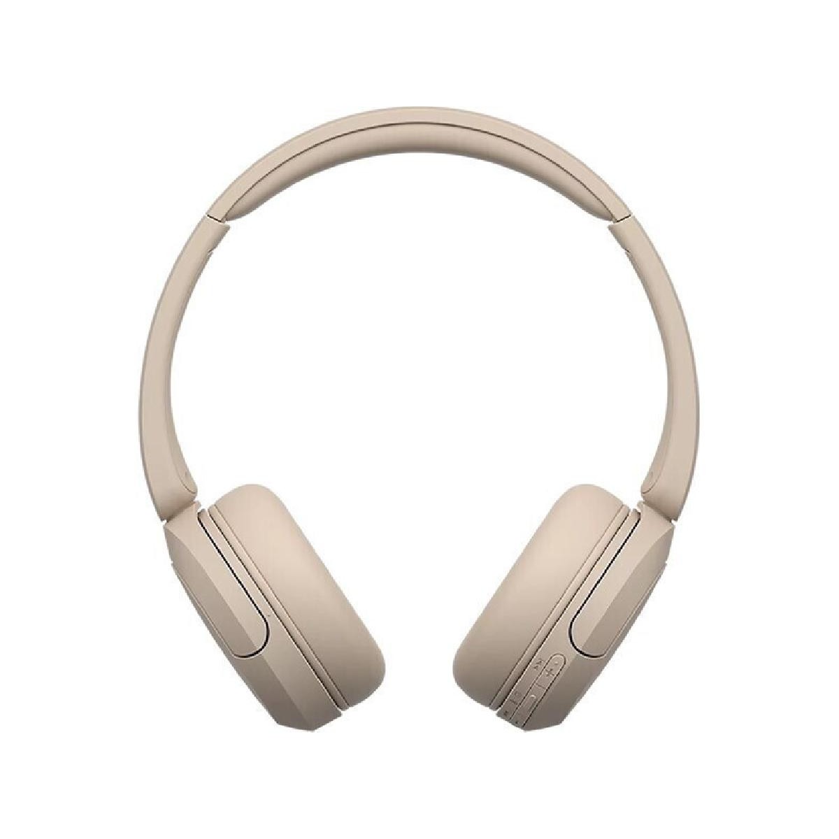 Sony WH-CH520C on-ear bluetooth headphones  beige