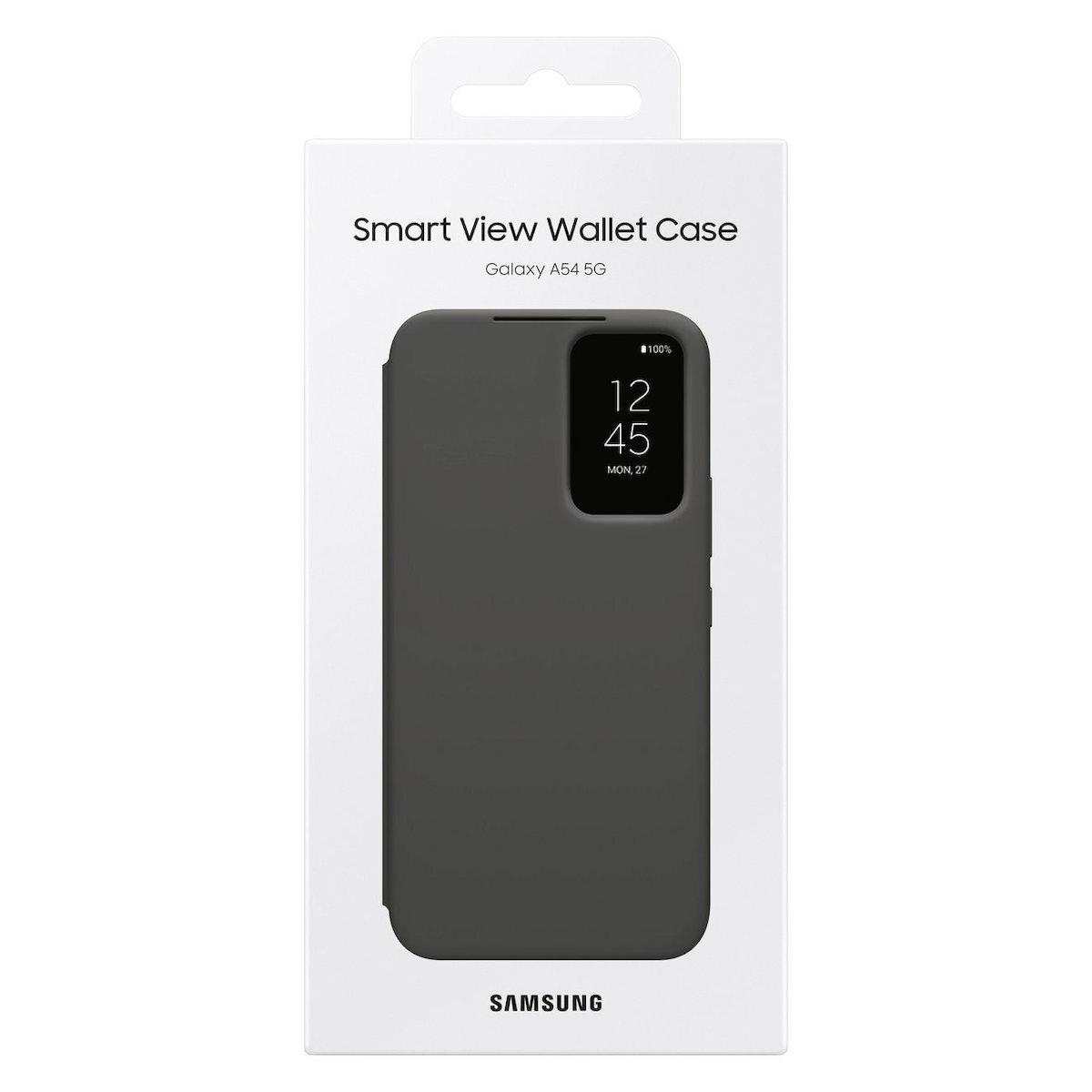 Samsung Smart View Wallet Case Galaxy A54 5G black (EF-ZA546CBEGWW)
