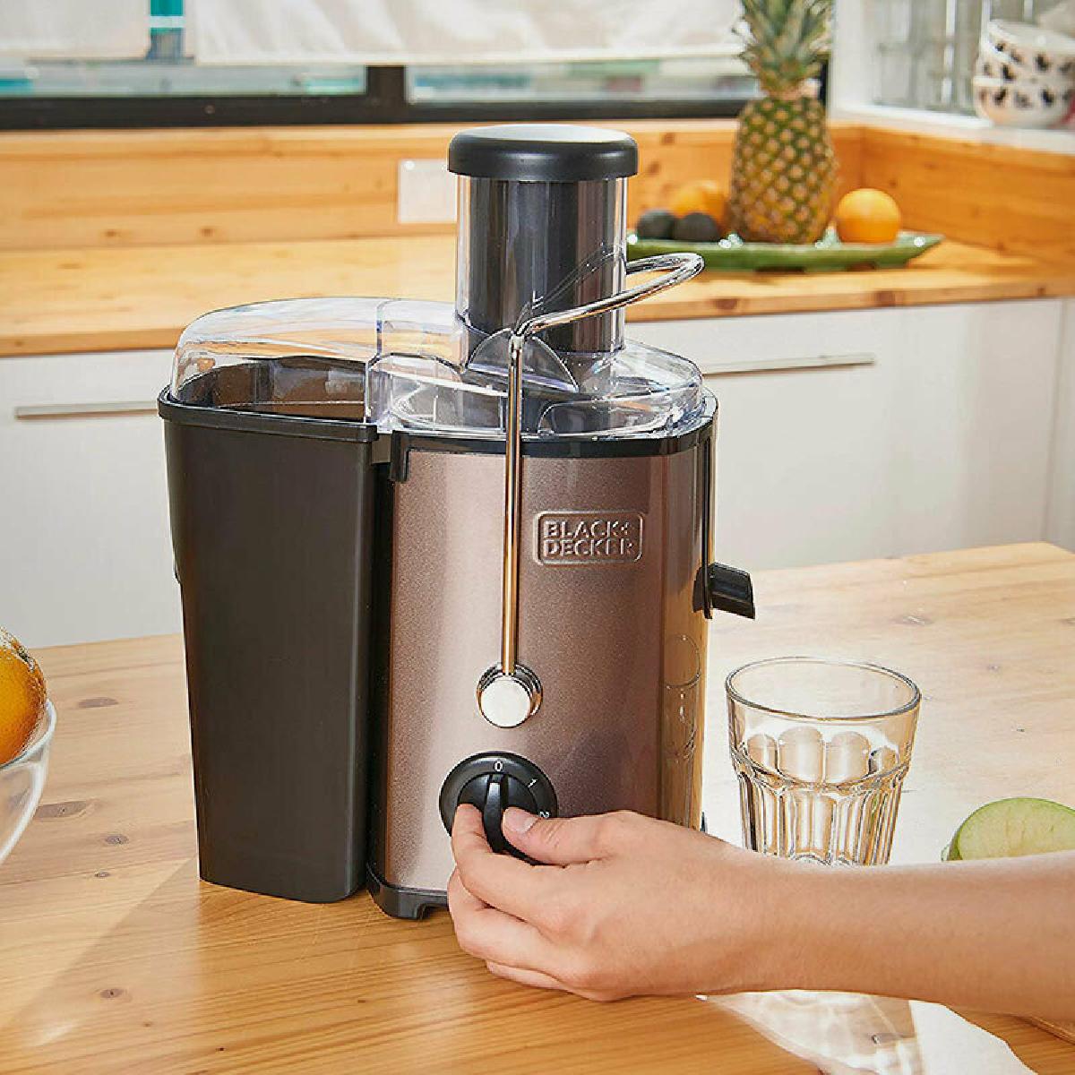 Black & Decker Juice Extractor 600W Black (BXJE600E)