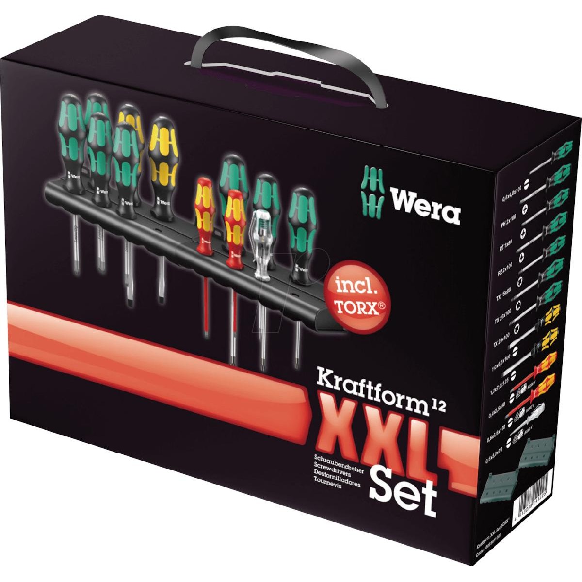 Wera Kraftform XXL 2 Screwdriver Set (5051011001)