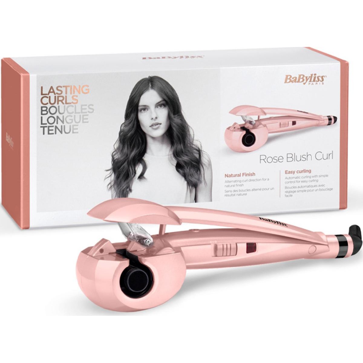 BaByliss 2664PRE hair styling tool Curling wand Warm Rose 1.8 m