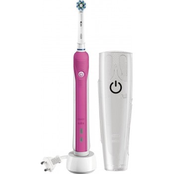 Oral-B PRO 750 3D  Pink White + Travel Case Oral-B PRO 750 3D  Pink White + Travel Case