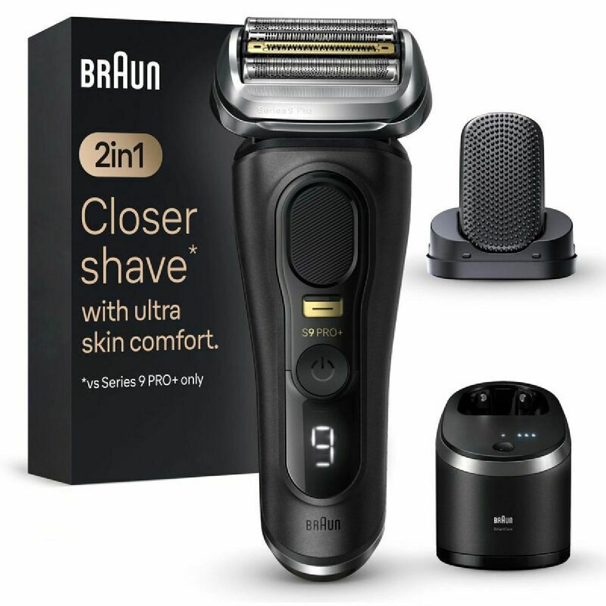 Braun Series 9 Pro+ 9590cc ξυριστική μηχανή System wet&dry Atelier Black (218245)