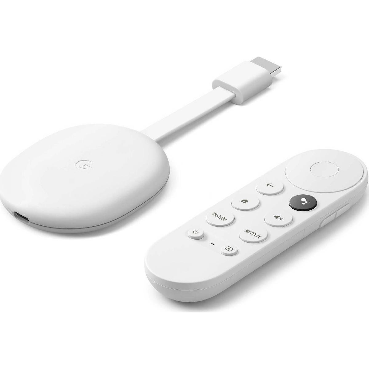 Google Chromecast with Google TV HD white Smart TV Stick