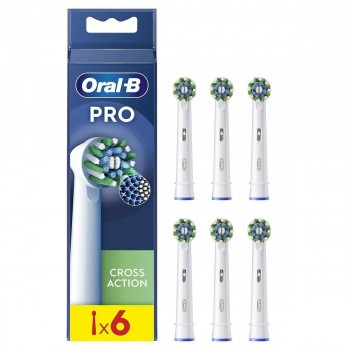 Braun Oral-B Toothbrush heads PRO Cross Action 6pcs whtie (860373) Braun Oral-B Toothbrush heads PRO Cross Action 6pcs whtie (860373)