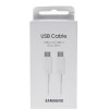 Original Samsung Cable Type-C to Type-C EP-DX510JWEGEU 5A 100 watt 1,8m White (retail)