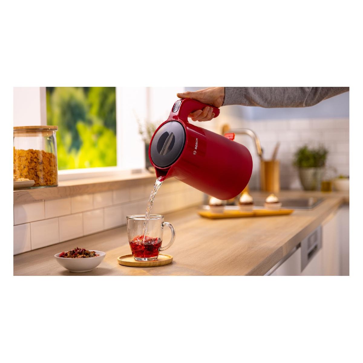 Bosch TWK2M164 MyMoment Βραστήρας 1,7lt  2400 watt Red