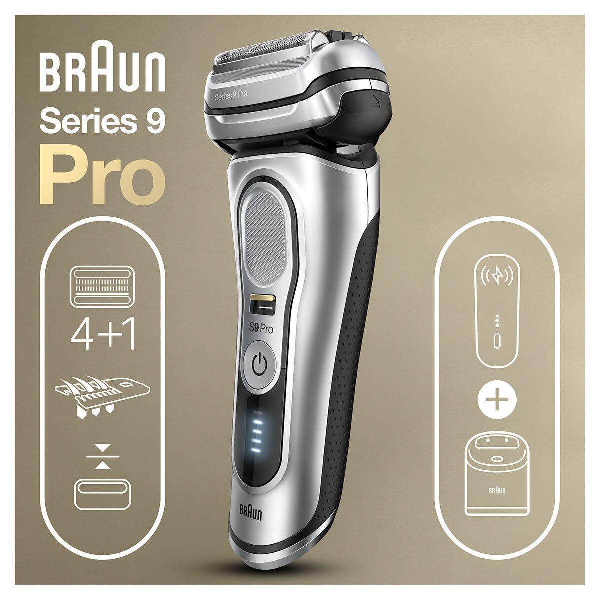 Braun Series 9 Pro+ 9575cc ξυριστική μηχανή System wet&dry Noble Metal (218276)