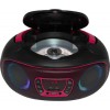 Denver TCL-212BT FM boombox with bluetooth,USB,CD player & AUX input pink