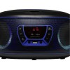 Denver TCL-212BT FM boombox with bluetooth,USB,CD player & AUX input blue