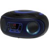 Denver TCL-212BT FM boombox with bluetooth,USB,CD player & AUX input blue