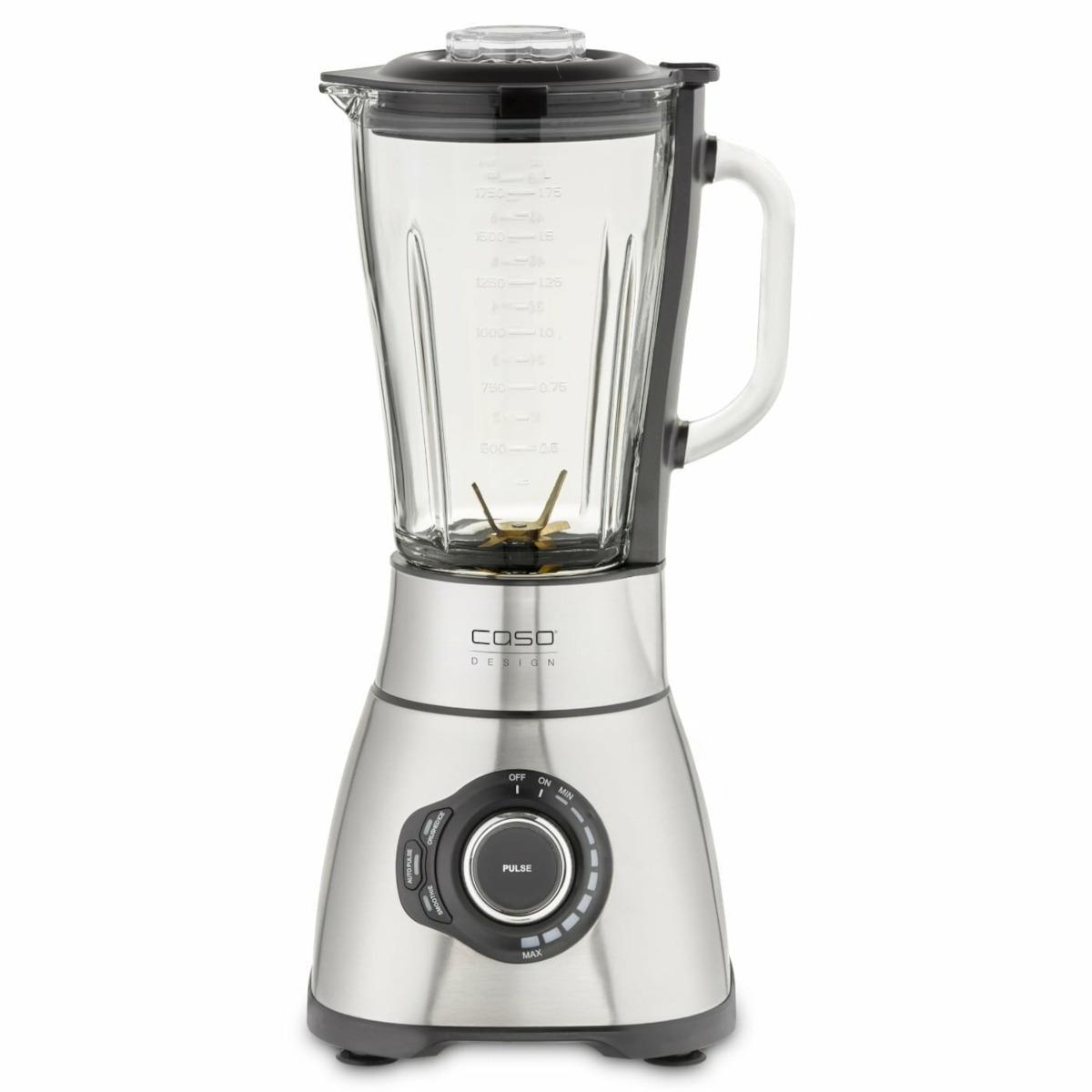 Caso B1800 PowerBlender με Γυάλινη Κανάτα 1.75lt 1800 watt Inox (3619)