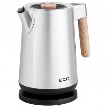 ECG RK1767  Βραστήρας 1.7lt 2200 watt silver wood ECG RK1767  Βραστήρας 1.7lt 2200 watt silver wood