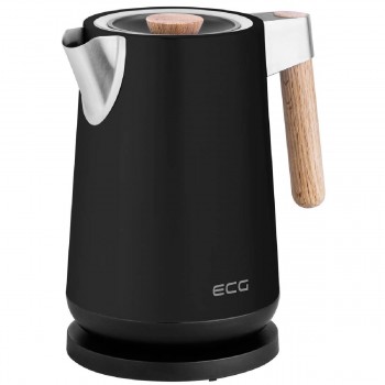 ECG RK1768  Βραστήρας 1.7lt 2200 watt black wood ECG RK1768  Βραστήρας 1.7lt 2200 watt black wood