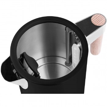 ECG RK1768  Βραστήρας 1.7lt 2200 watt black wood ECG RK1768  Βραστήρας 1.7lt 2200 watt black wood