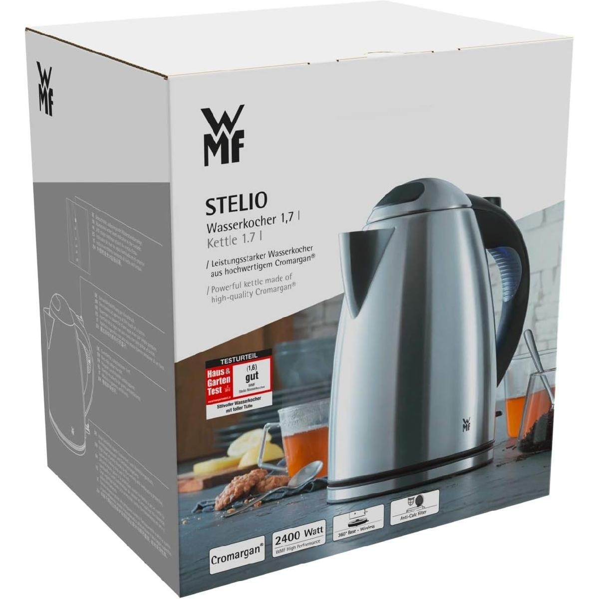 WMF Stelio Βραστήρας 1,7lt 2400 watt stainless steel (0413020012)