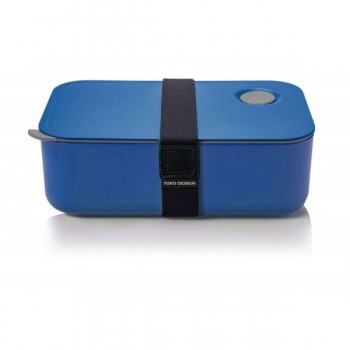 Yoko Design 1387 Φορητό πλαστικό φαγητοδοχείο 1000 ml  blue bpa free Yoko Design 1387 Φορητό πλαστικό φαγητοδοχείο 1000 ml  blue bpa free