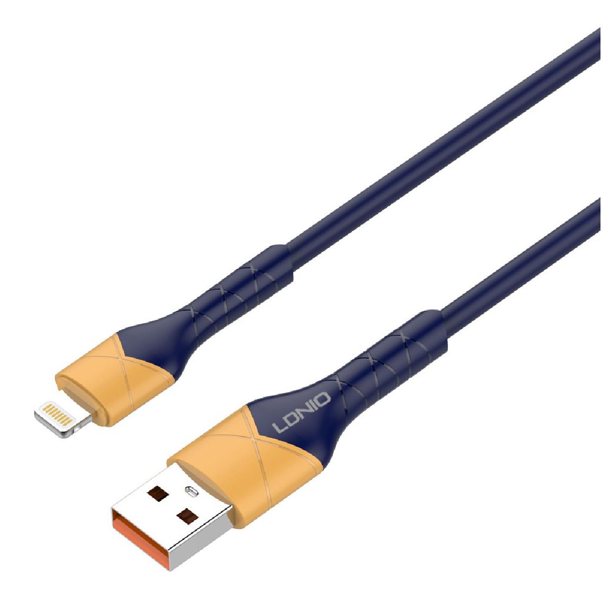 LDNIO LS801 Καλώδιο Φόρτισης Lightning σε USB 30 watt 1m, blue