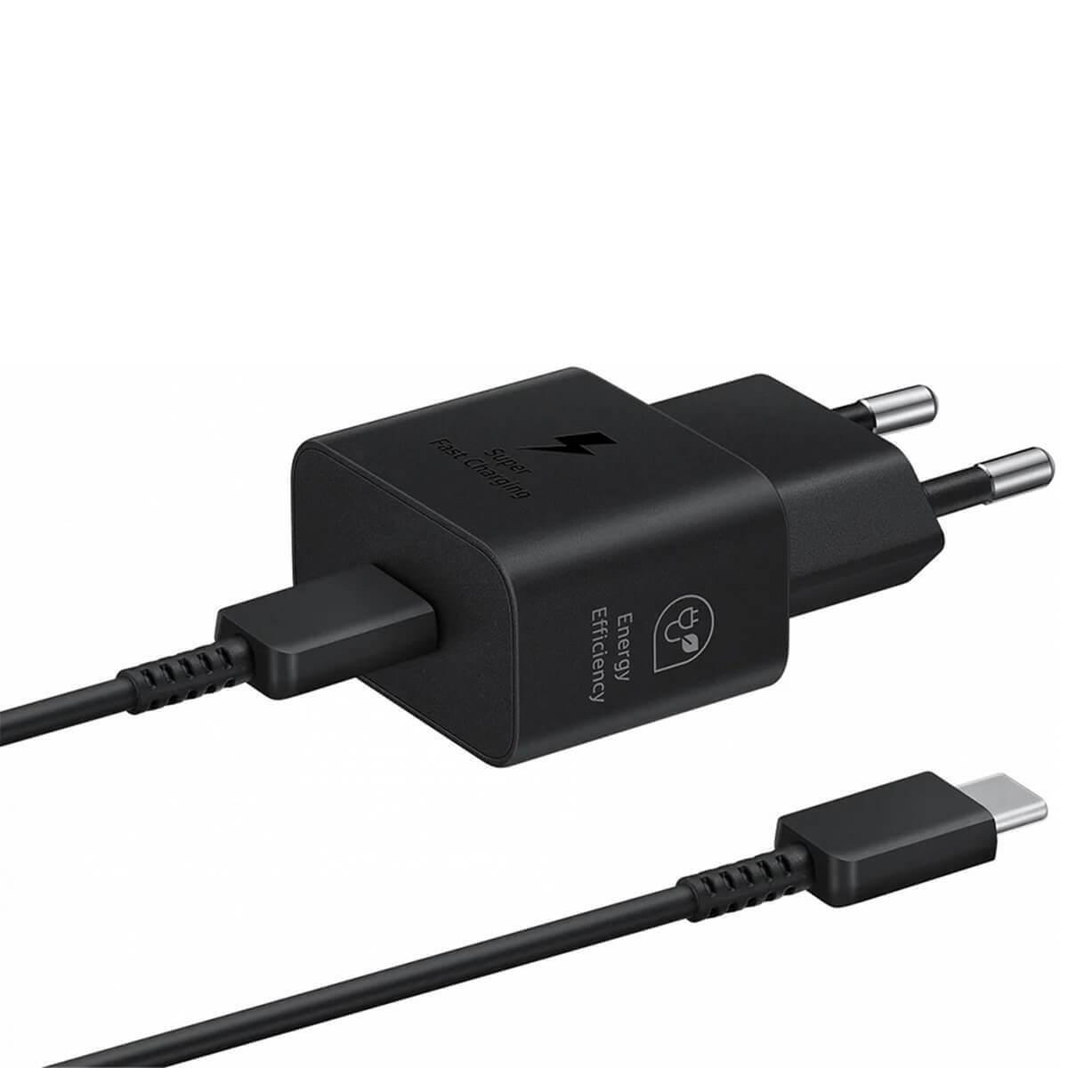 Samsung EP-T2510XBE quick charger with cable USB-C 25 watt black (blister)