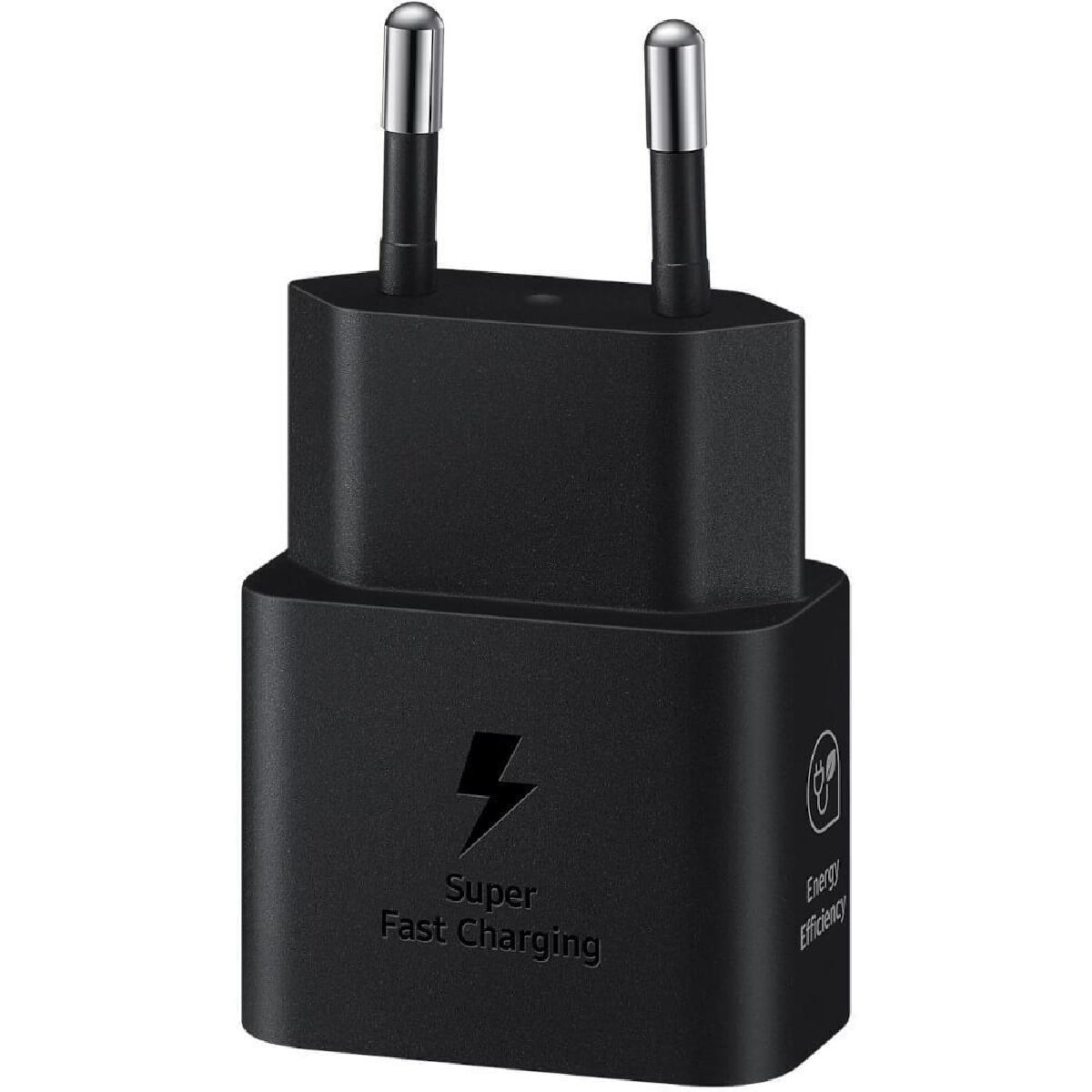 Samsung EP-T2510XBE quick charger with cable USB-C 25 watt black (blister)