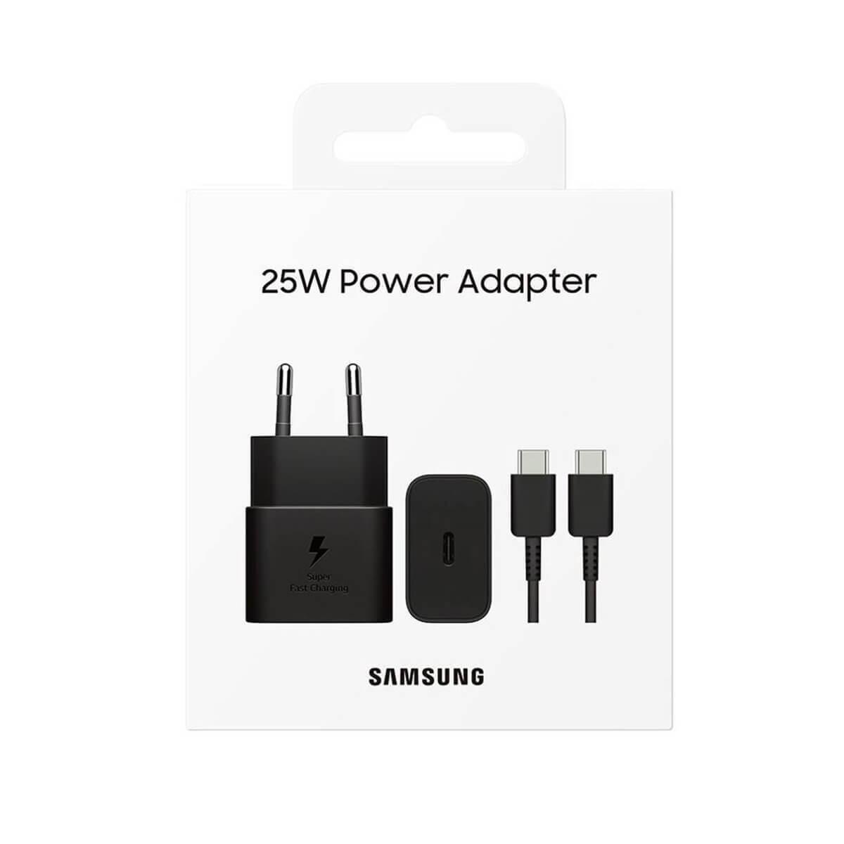 Samsung EP-T2510XBE quick charger with cable USB-C 25 watt black (blister)