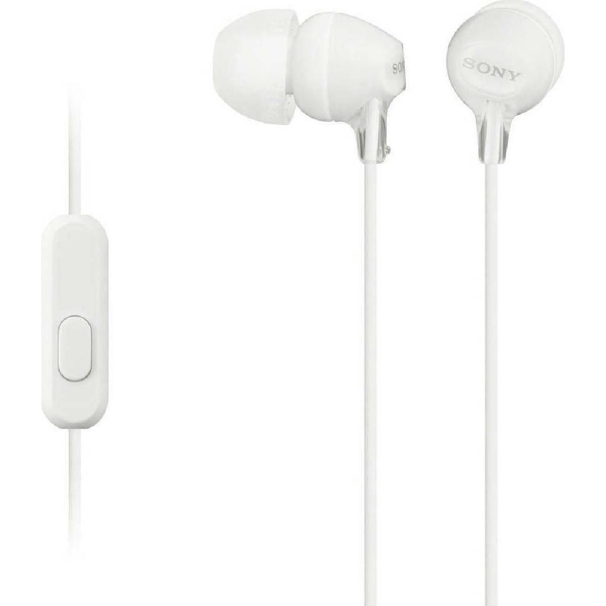 Sony MDR-EX15APW In-ear Handsfree με Βύσμα 3.5mm White