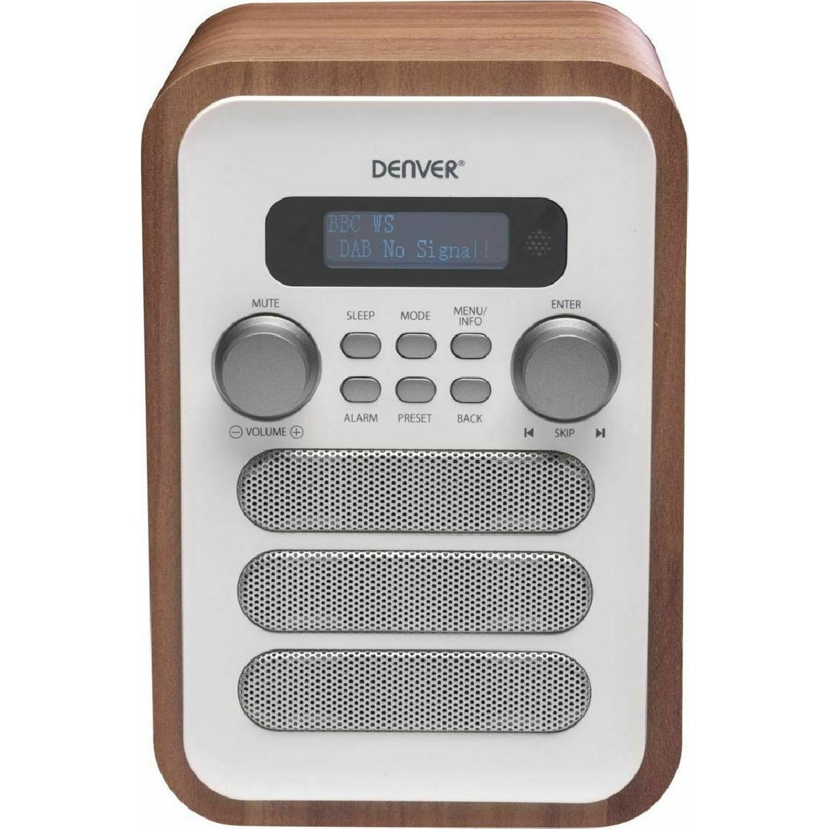 Denver DAB-48 FM Φορητό Ραδιόφωνο Ρεύματος DAB+ με Bluetooth white Denver DAB-48 FM Φορητό Ραδιόφωνο Ρεύματος DAB+ με Bluetooth white