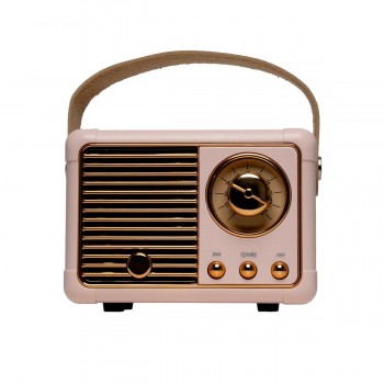 Denver BBTP-203RO Mini bluetooth speaker retro design rose Denver BBTP-203RO Mini bluetooth speaker retro design rose